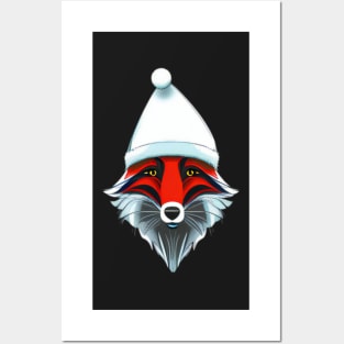 Christmas Fox Lover Posters and Art